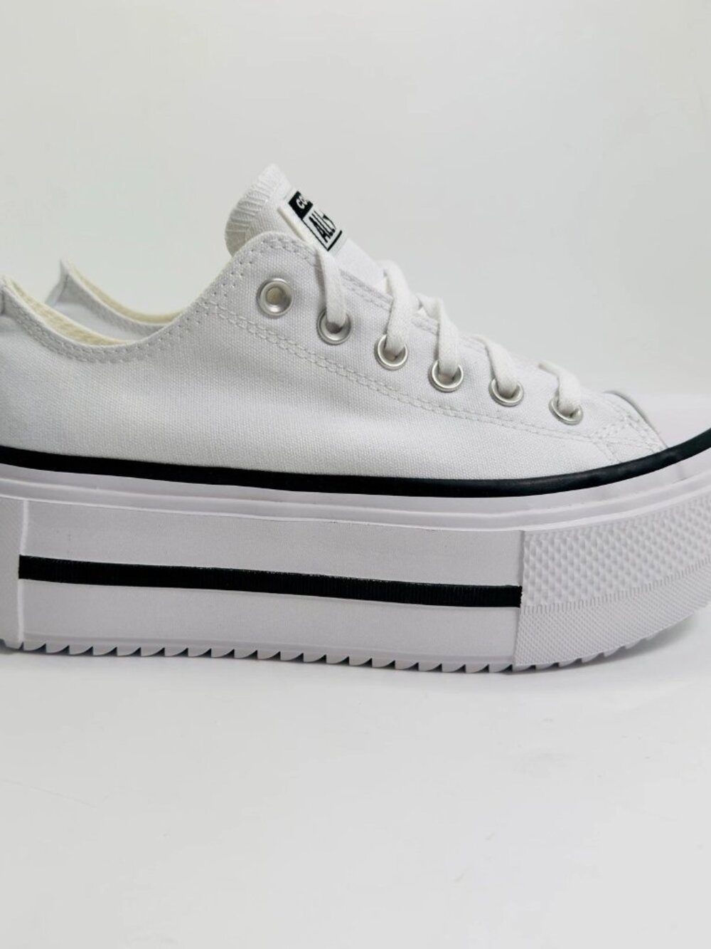 Converse Chuck Taylor All Star Lift Double Stack Platform White Size 8 NWOB - Picture 5 of 9